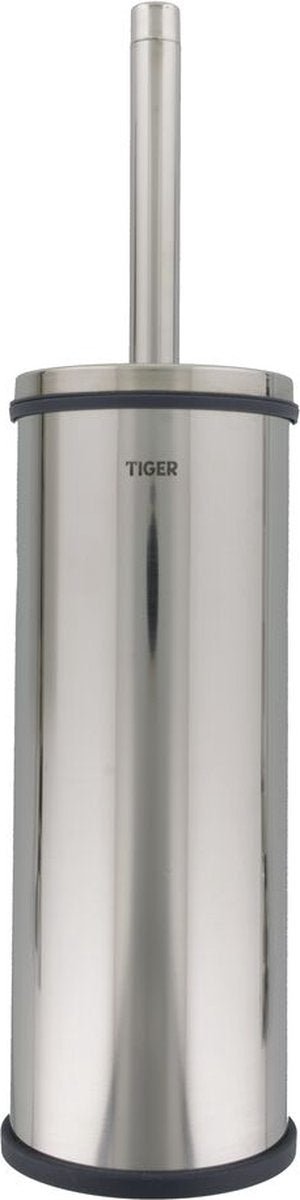 Tiger Boston - escobillero con soporte independiente - acero inoxidable pulido