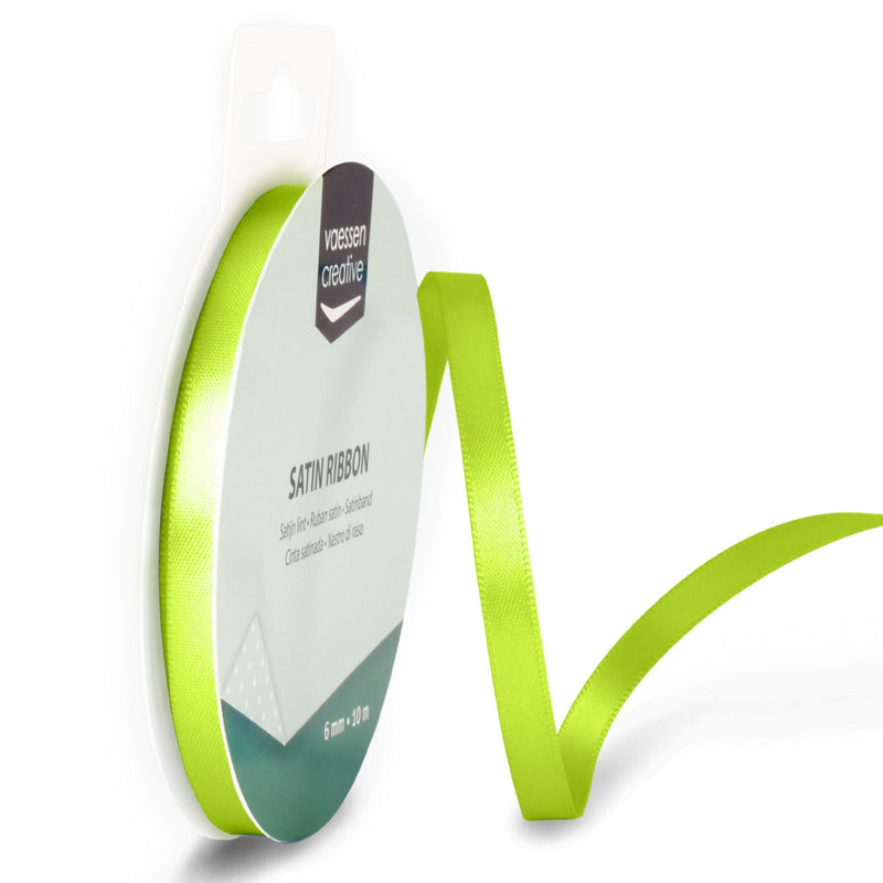 Vaessen creative • cinta de raso 6mmx10m verde claro
