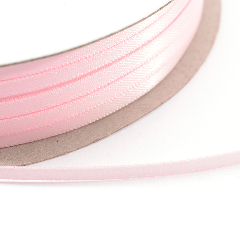 Vaessen creative • satijn lint 3mmx100m pastel roze