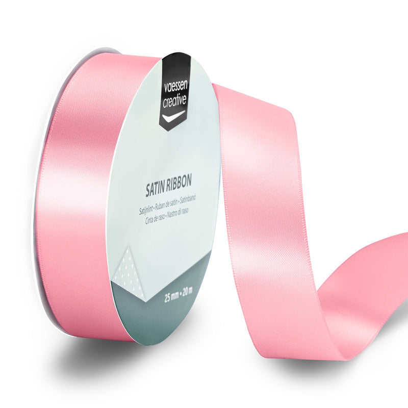 Vaessen creative • nastro di raso 20mx25mm rosa chiaro