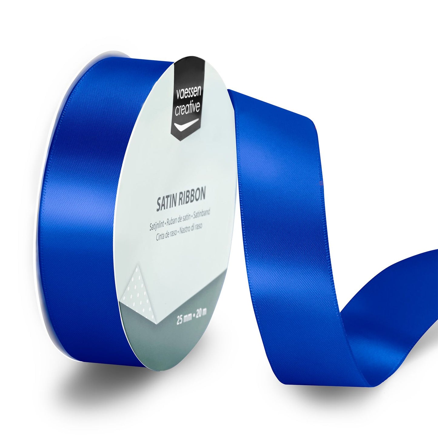 Vaessen creative • nastro di raso 20mx25mm blu elettrico