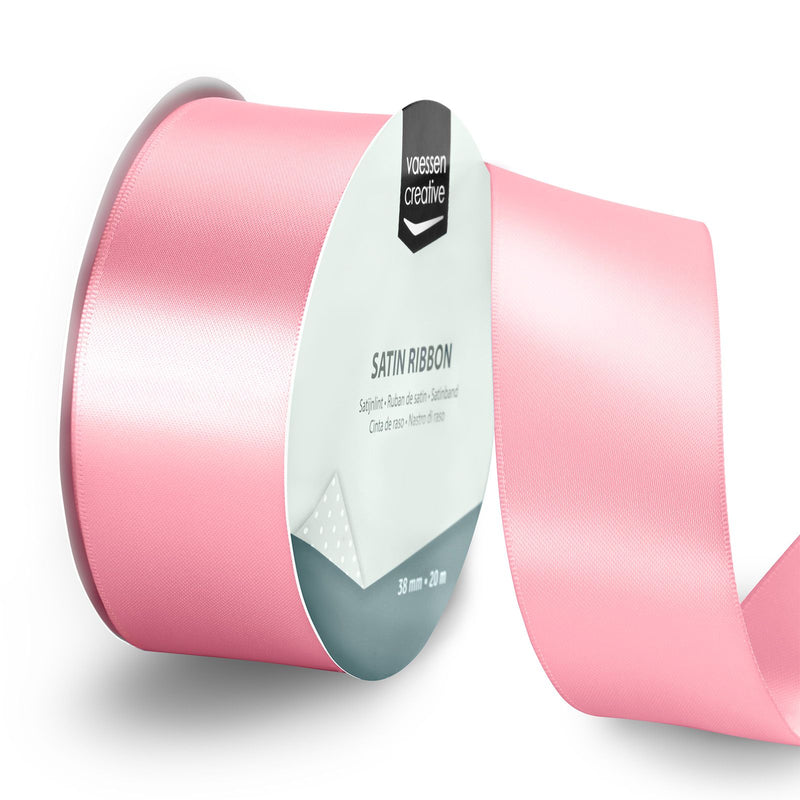 Vaessen creative • nastro di raso 20mx38mm rosa chiaro