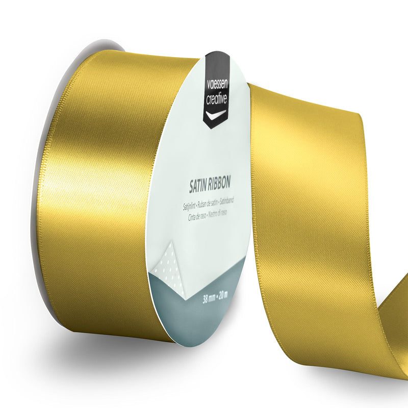 Vaessen creative • nastro di raso 20mx38mm oro