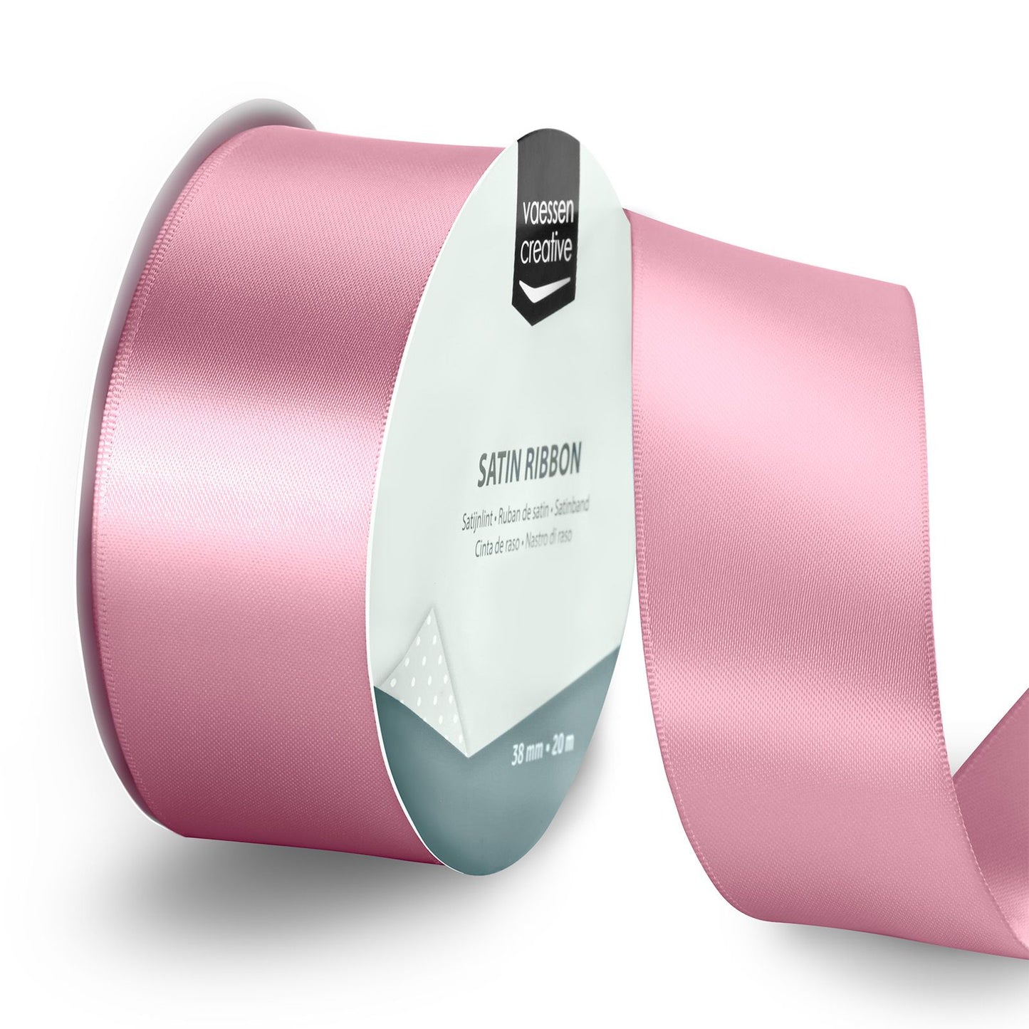 Vaessen creative • cinta de raso 20mx38mm rosa viejo