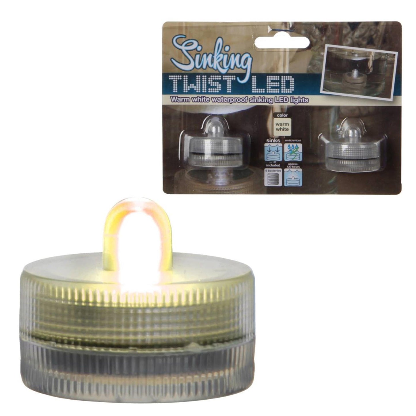 Ideas 4 estaciones luz LED impermeable juego de 2 piezas