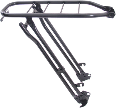 Gazelle AchterDrager 28 66 cm con soporte plegable negro