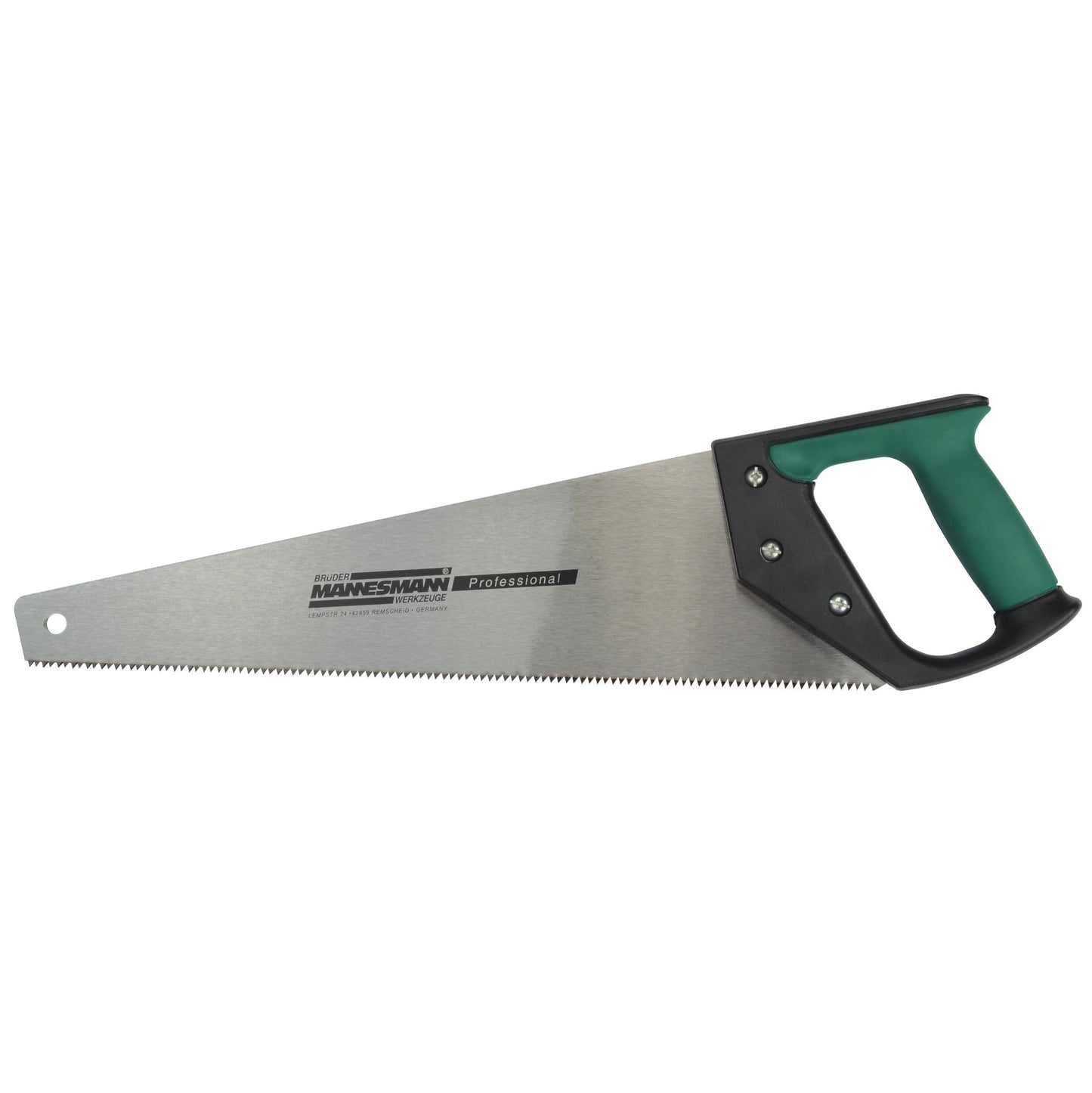 Sierra de mano Brüder Mannesmann de 400 mm con empuñadura blanda (hobby) - 30120