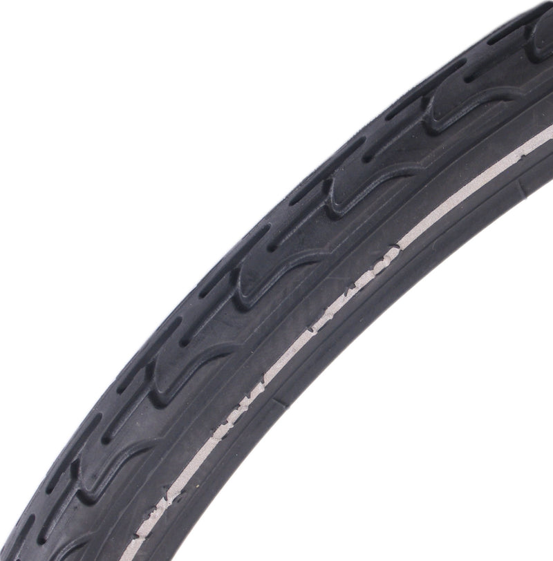 Deli Tire pneumatico S-604 24 x 1 3 8 37-540 Nero con riflesso