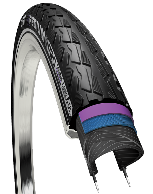 CST tire e-series 28 x 1.60 40-622mm black with reflection