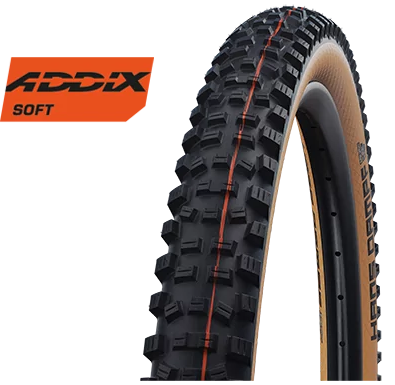 Banda plegable Schwalbe Hans DAMPF EVO Super Trail 27.5 x 2.35 60-584 - pared lateral de bronce