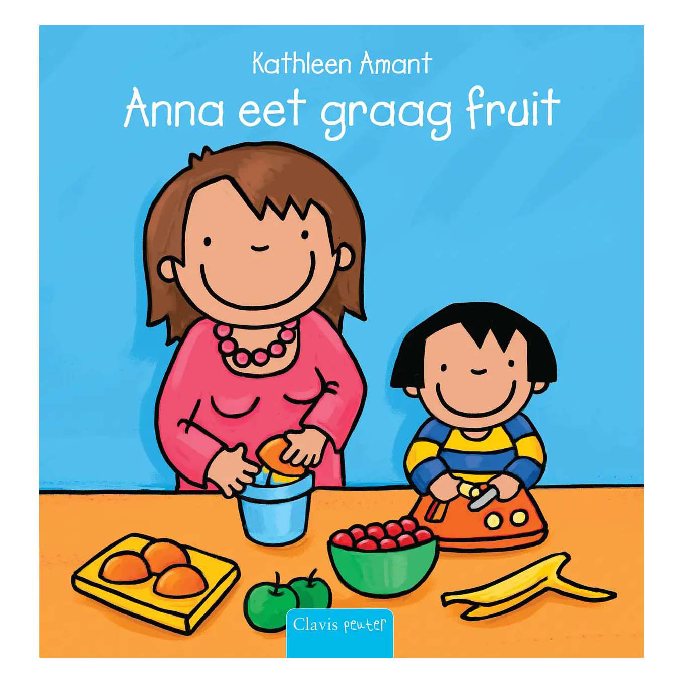 A Anna le gusta comer fruta en Central Book House