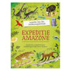 Casa central del libro diario de un explorador - expedición amazon