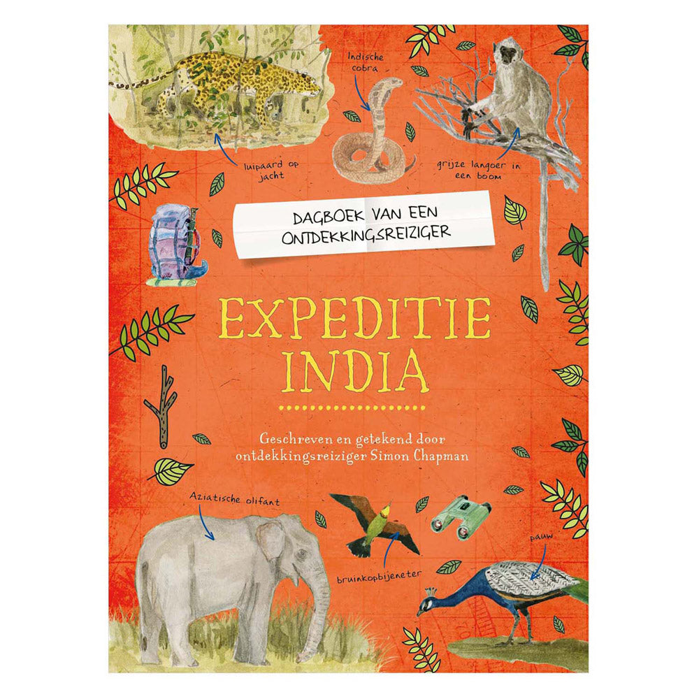Libro central diario de un explorador - Expedición a la India