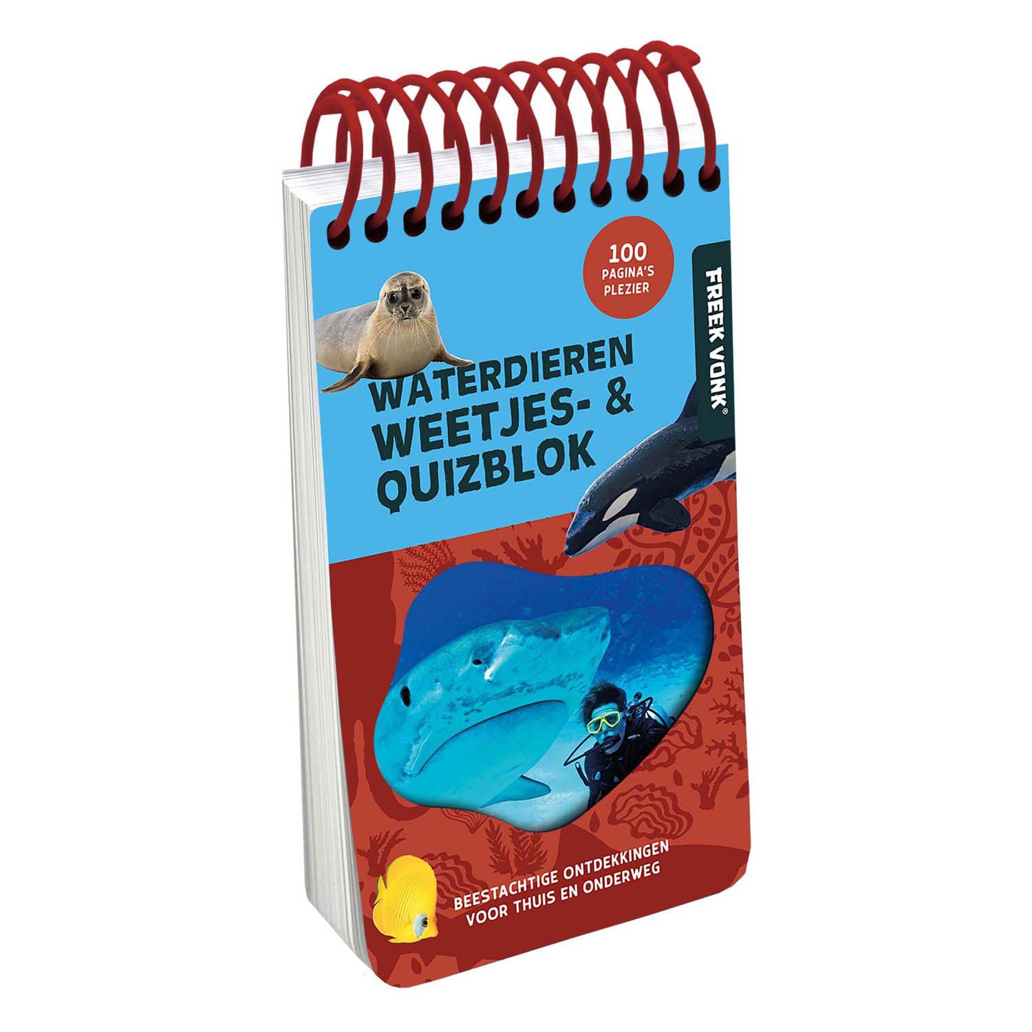 Bloque de preguntas de hechos de Central Book House Freek Spark - animales acuáticos