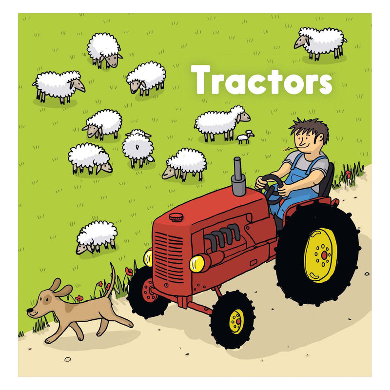 Libro per bambini dei trattori della casa centrale