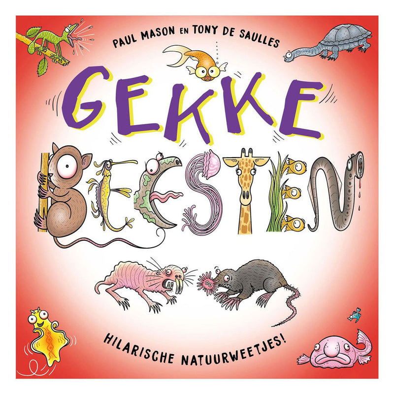 Libro per bambini della casa centrale degli animali pazzi