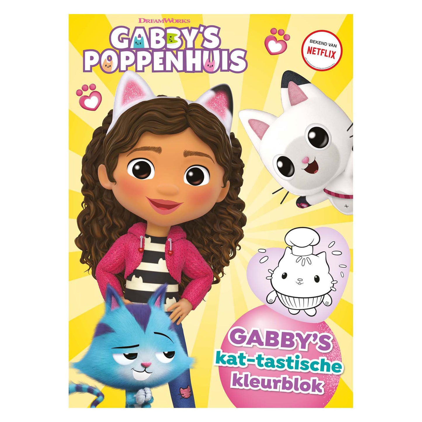 Big balloon gabby's kat-tastische kleurblok