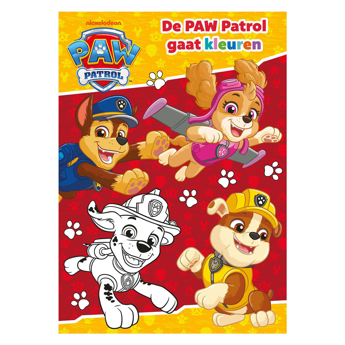 Big balloon paw patrol - paw patrol kleurblok