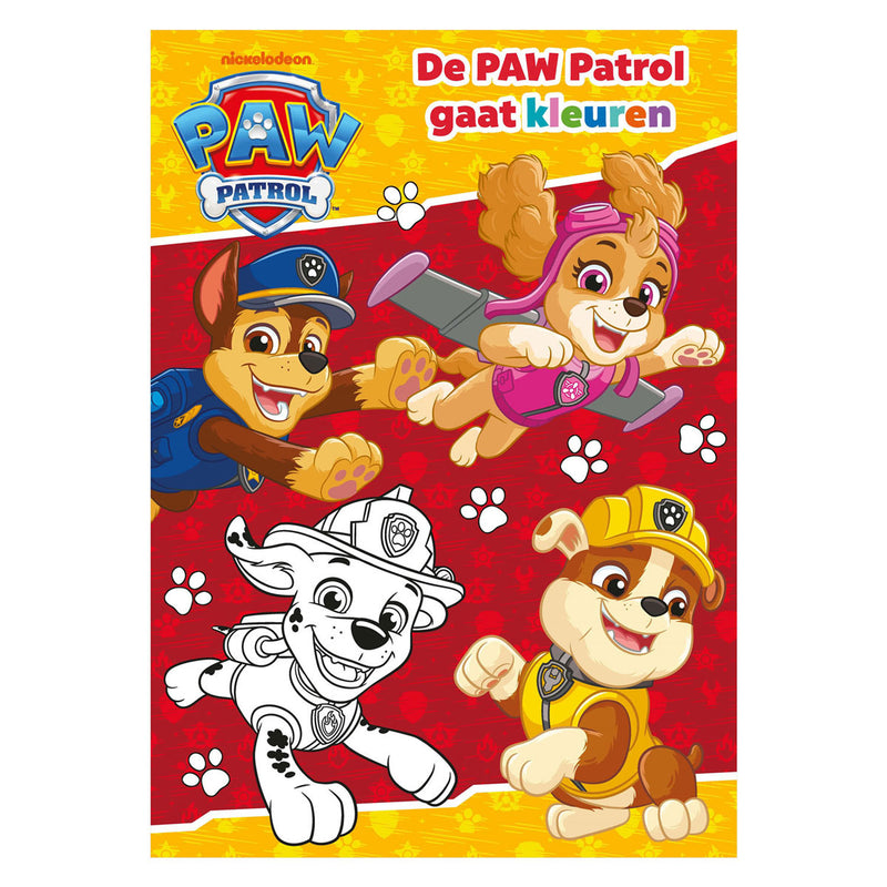Patrulla canina con globo grande - bloque de color de la patrulla canina