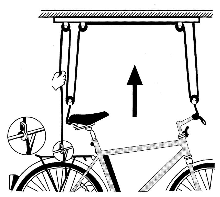 Solleva il set di biciclette di bicicletta del ghiaccio