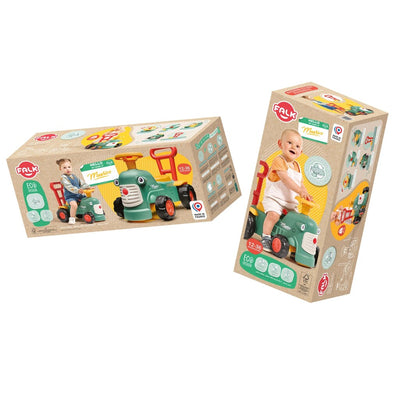 Falk maurice looptractor set groen geel