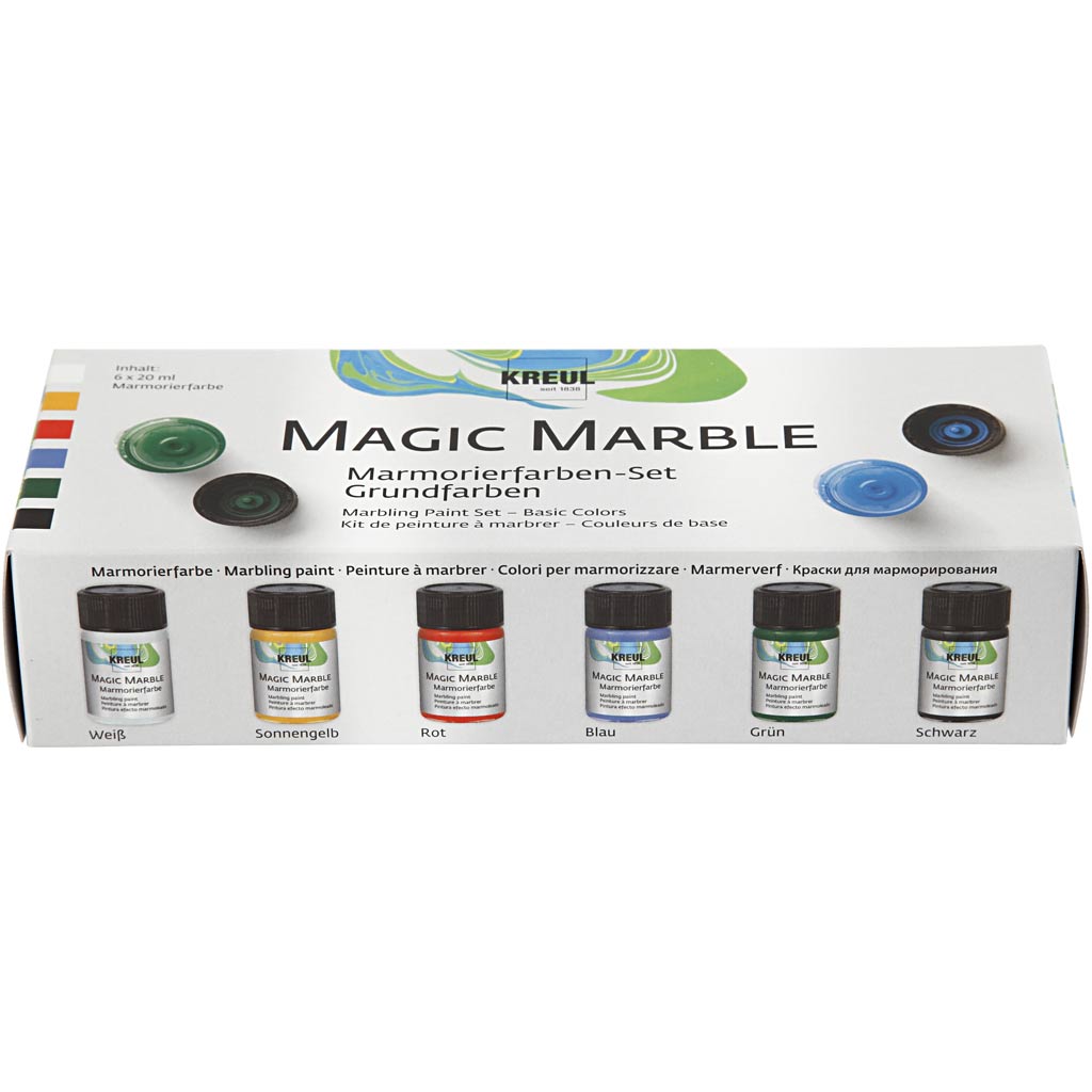Creativ Company Marble Paint, 6x20ml