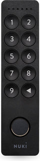 Nuki keypad 2 – electronic door lock with fingerprint scanner access code – keyless, safe, easy to use – black