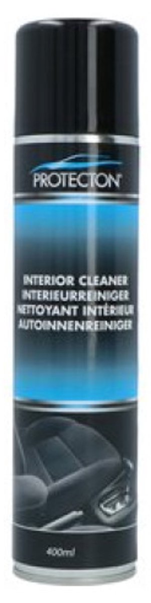 Protecton interior cleaner - multifunctional foam cleaner - for upholstery, leather, plastic - removes dirt, stains, nicotine deposits - with fresh scent - 400ml
