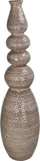 Jarrón colección hd loza arena 18,5x18,5x71,5cm