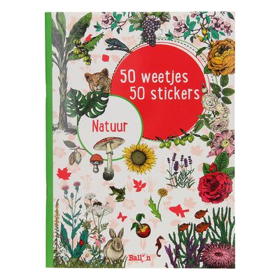 50 Weetjes 50 Stickers - Natuur