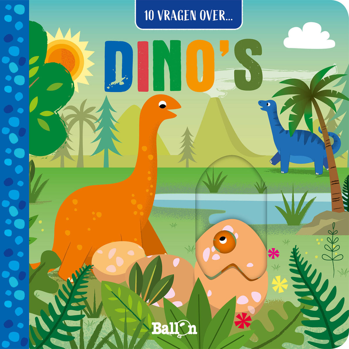 Libro con diapositive e alette standard dell'editore - 10 domande su... i dinosauri