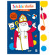 Libro da colorare standard dell'editore con tavolozza di colori e pennello Sinterklaas
