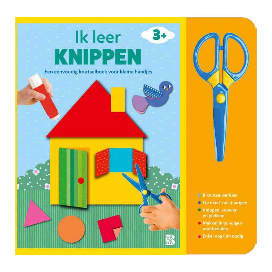 Editorial estándar aprendo a cortar - casa con tijeras