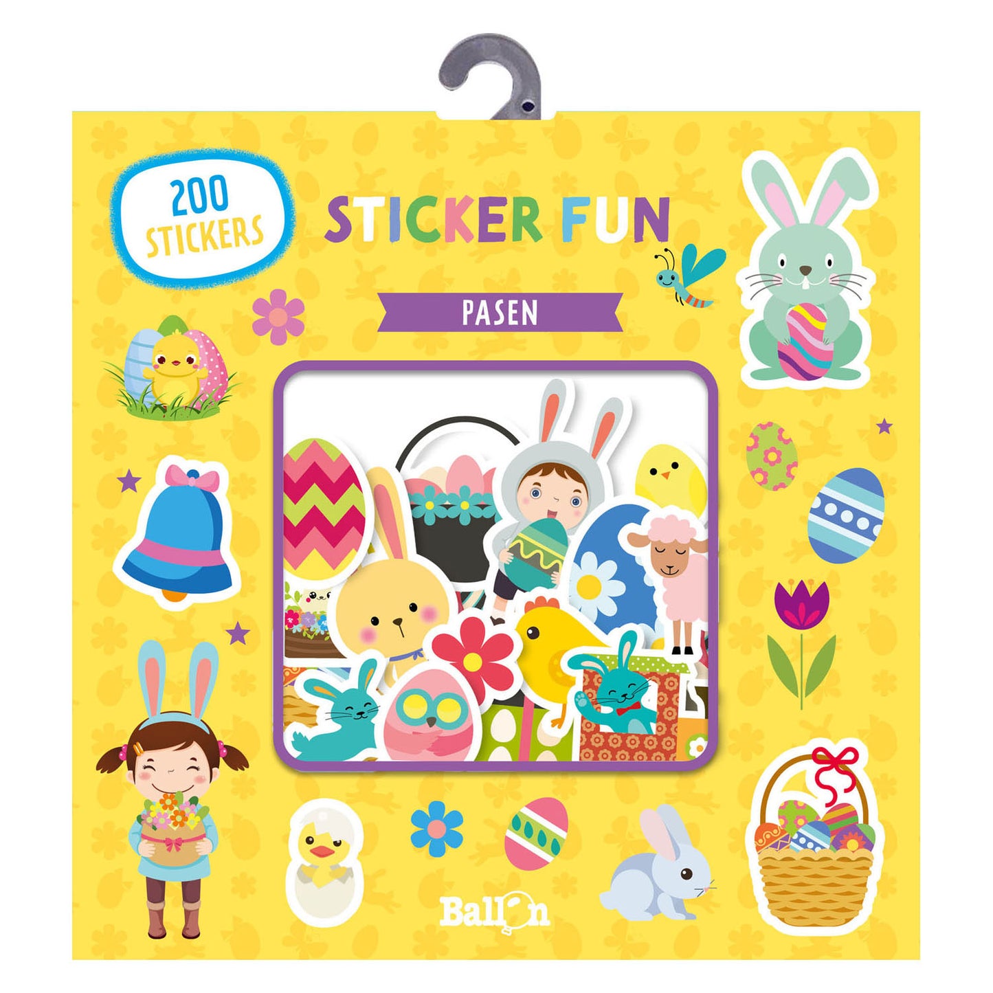Diversión con pegatinas de publicación estándar: Pascua