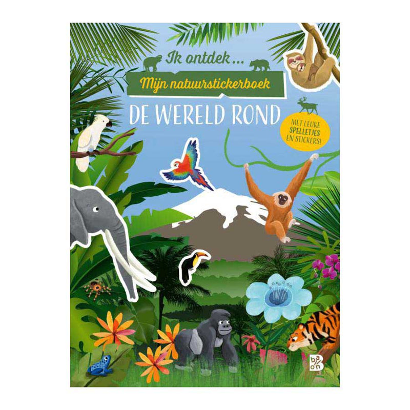 Editor estándar mi libro de pegatinas de la naturaleza - en todo el mundo