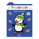 Editore standard incolla e colora il pinguino da giardino per bambini 2+