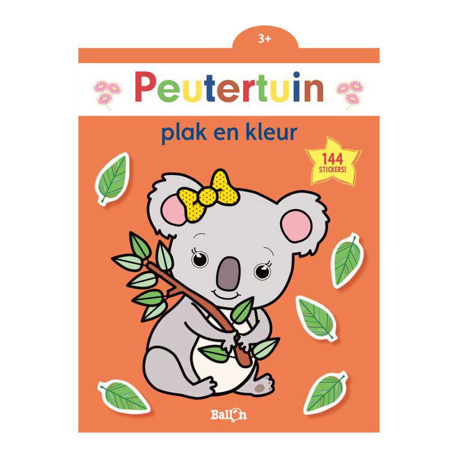Standaard uitgeverij plak en kleur peutertuin koala 2+