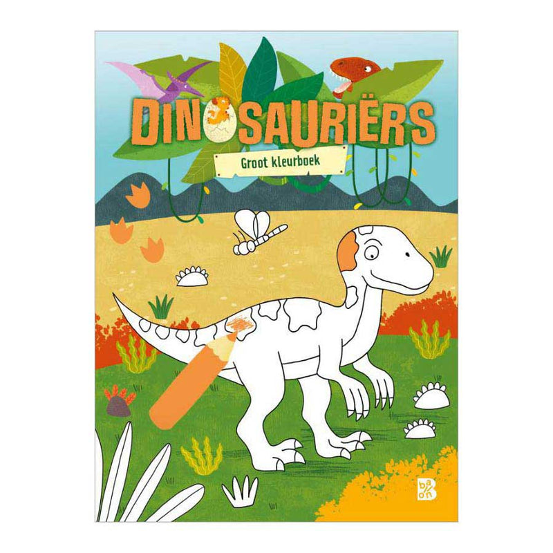 Standaard uitgeverij groot kleurboek dinosauriers