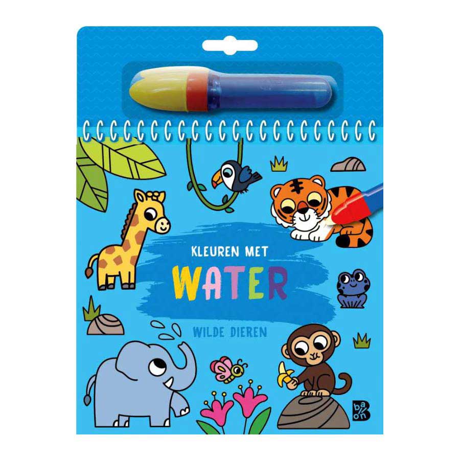 Coloración editorial estándar con agua - animales salvajes