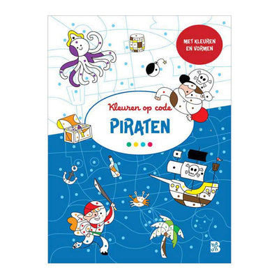 Standaard uitgeverij kleuren op code: piraten 3+