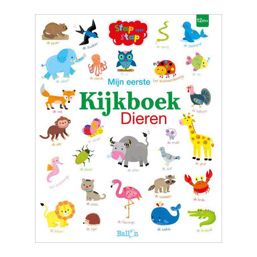 Editor estándar mi primer libro de visualización - animales 12m+