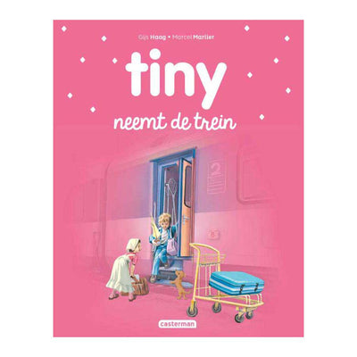 Standaard uitgeverij tiny neemt de trein