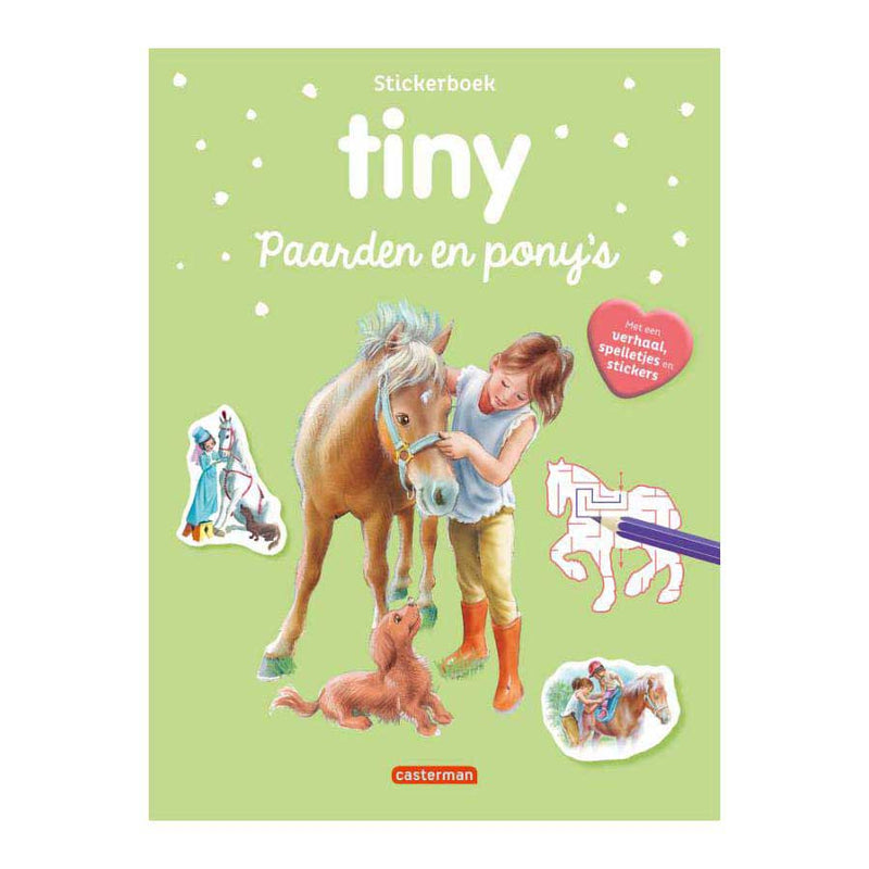 Piccolo libro di adesivi standard dell'editore: cavalli e pony