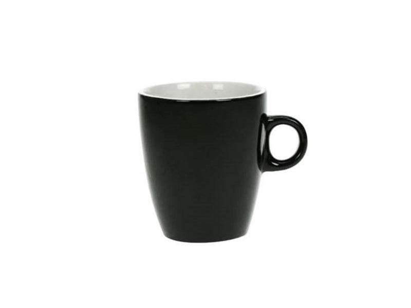 Tazza accogliente e trendy Vicky nera 19cl scatola da 6 pezzi