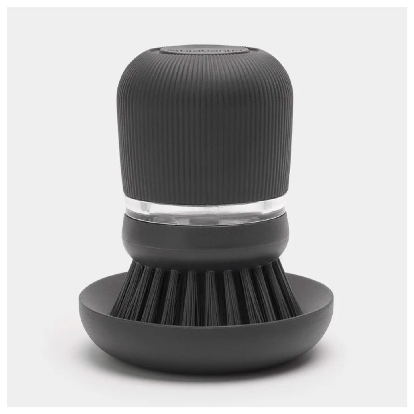 Brabantia Sinkide lavavajillas cepillo con depósito de jabón gris oscuro