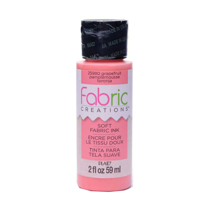 Creaciones de telas • tinta para tela suave 59ml pomelo