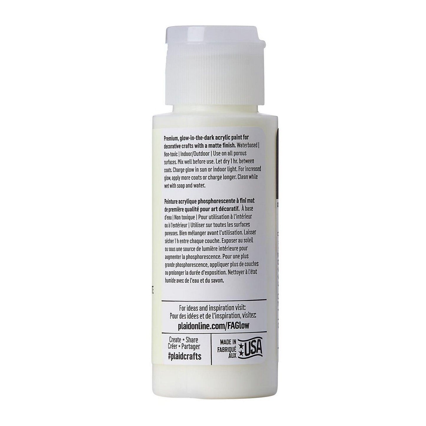 Folkart • glow in the dark colors neutral glow in the dark 59ml