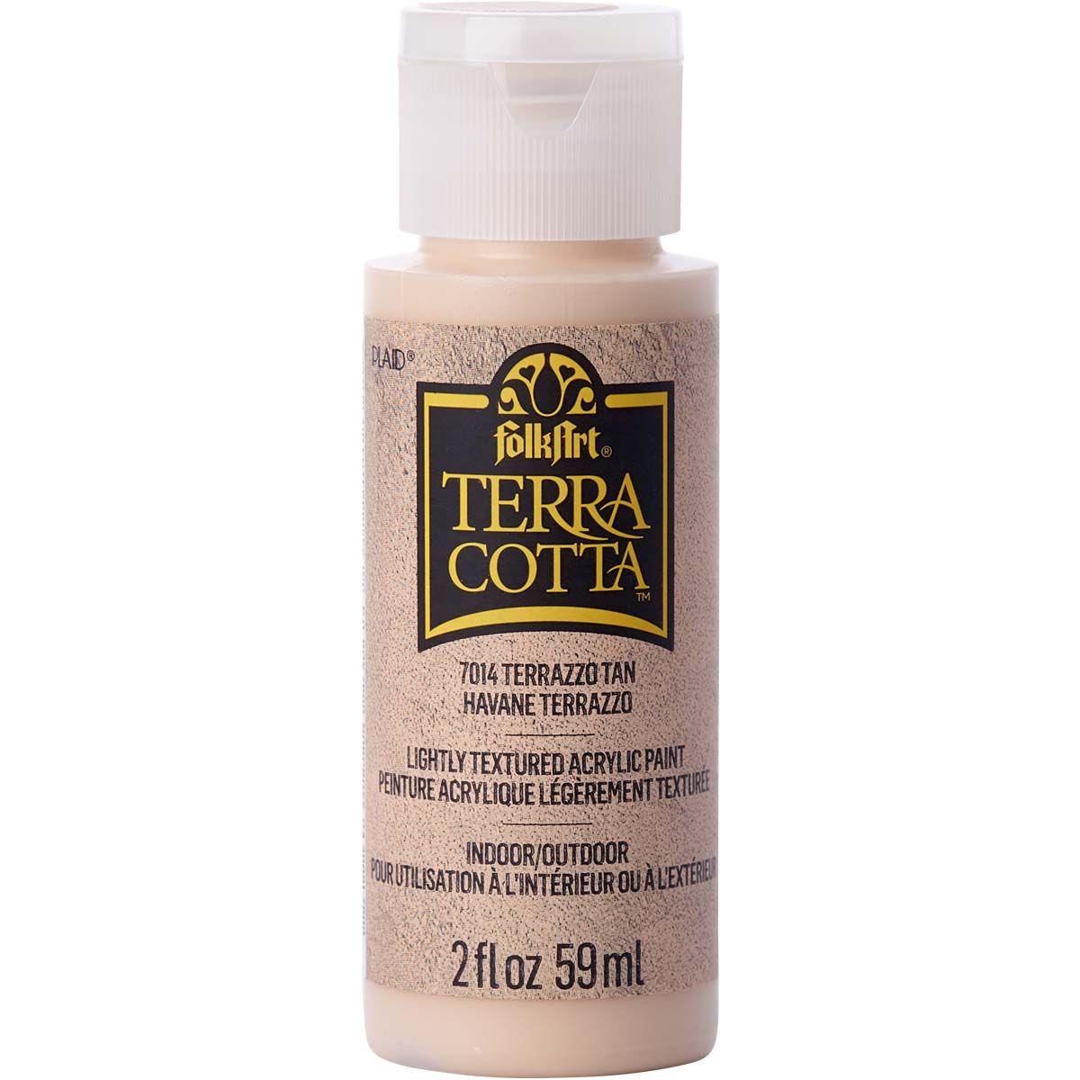Folkart • vernice acrilica strutturata terracotta 59 ml terrazzo sabbia