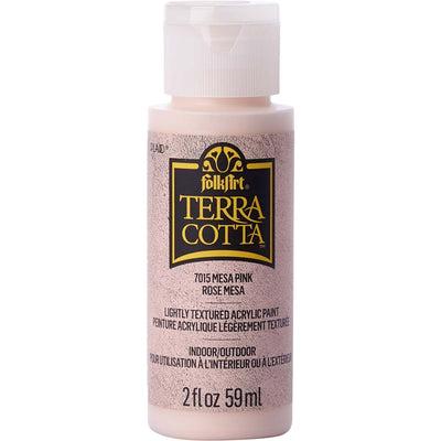 Folkart • terra cotta textured acrylic paint 59ml mesa pink