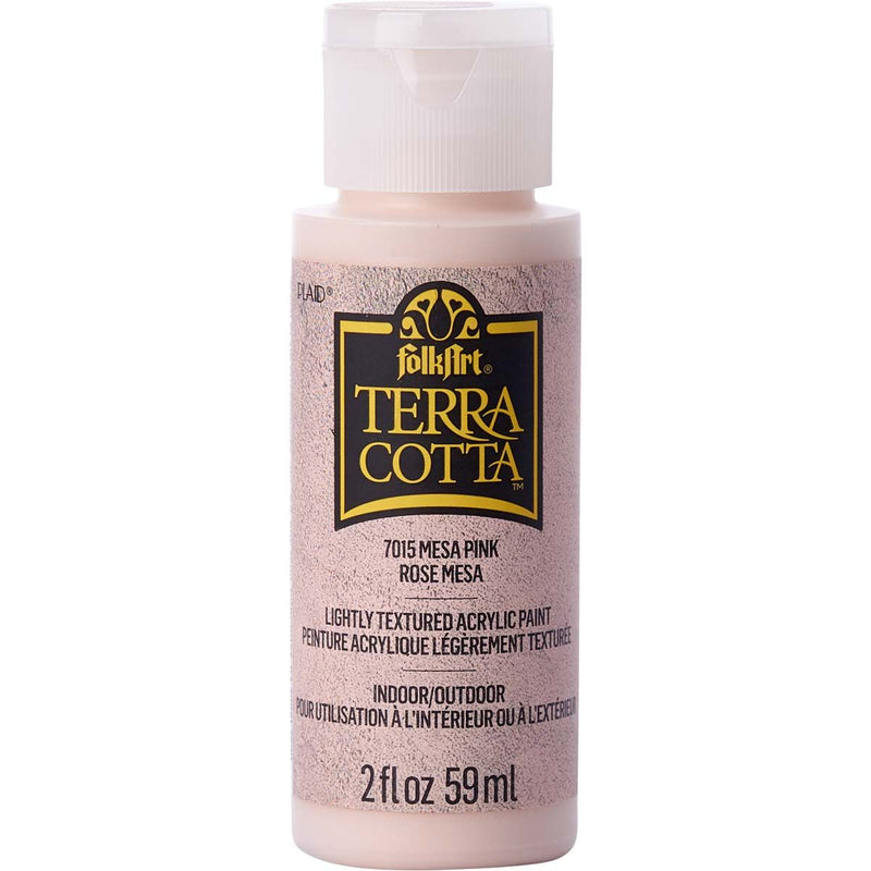 Folkart • vernice acrilica strutturata terracotta 59 ml rosa mesa